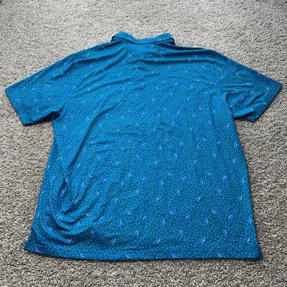 Hart Schaffner Marx Mens XXL Polo Shirt Martini Cocktail Print - Picture 7 of 8